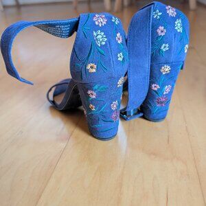 Rubi EU 37 denim women's heels (used twice)